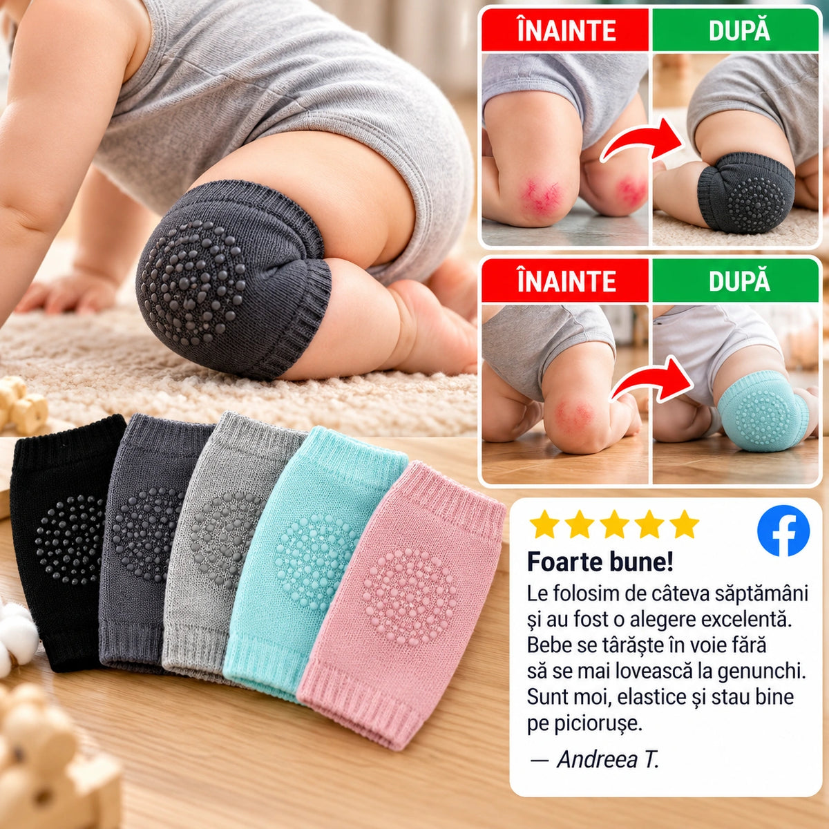 Genunchiere de Protecție BebeSafe™