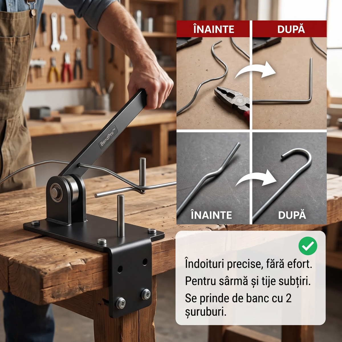 Dispozitiv Manual pentru Îndoit Sârmă BendPro™