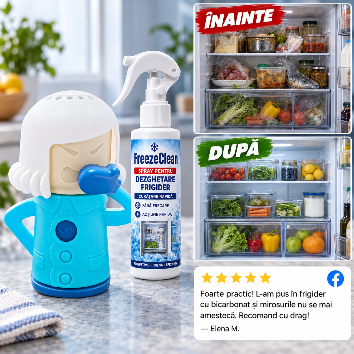 Absorbant Pentru Mirosuri Din Frigider FridgeFresh™