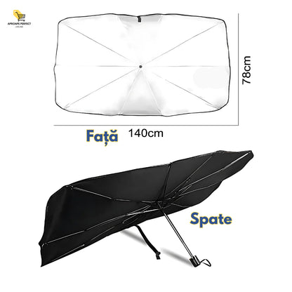 OFERTǍ: Parasolar Tip Umbrelǎ + Scrumierǎ Mașinǎ