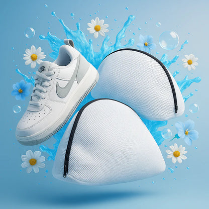 Set complet de curǎțare adidaşi: Sac de spǎlat + 2 şanuri cadou
