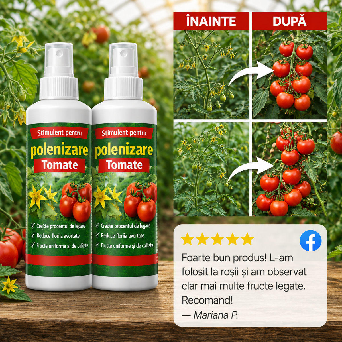 BIO-Stimulent Pentru Polenizare Tomate