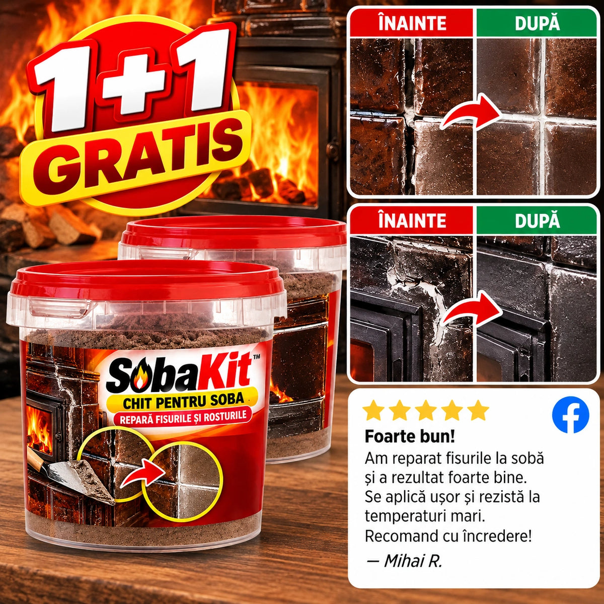 Chit pentru Reparat Soba SobaKit™
