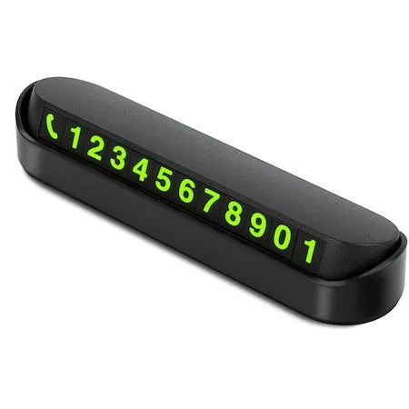 Suport Număr Telefon Auto pentru Bord – Plăcuță Temporară Parcare