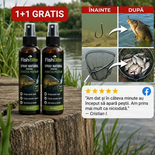 SET COMPLET PENTRU PESCUIT (250 ML) FishBite™ - 1+1 GRATIS