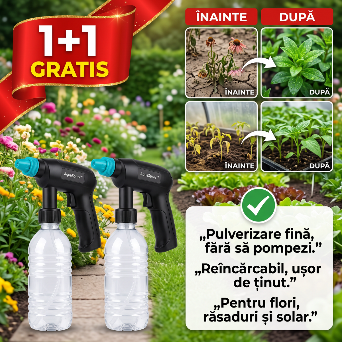 Aparat Electric de Stropit AquaSpray™ 1+1 GRATIS