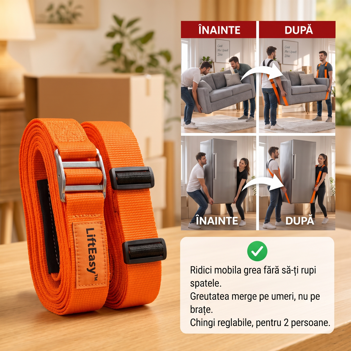 Chingi pentru Ridicat Mobilă LiftEasy™