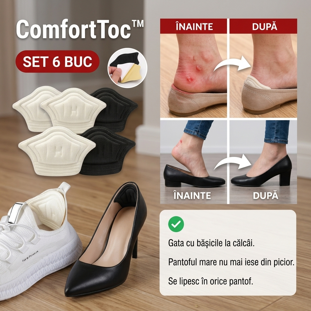 Talonete pentru Pantofi ComfortToc™ – Set 6 buc