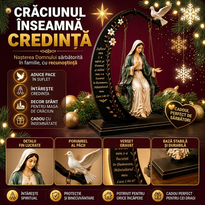 Statuetă Maica Domnului CredințăVie Crăciun